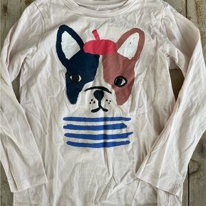Tea Collection French bulldog long-sleeve - size 7